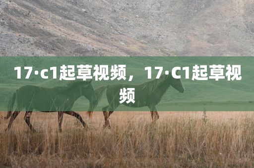 17·c1起草视频，17·C1起草视频