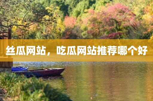 丝瓜网站，吃瓜网站推荐哪个好