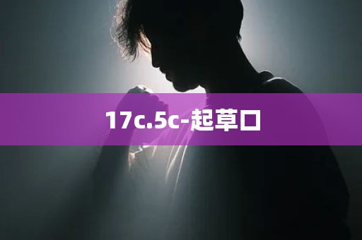 17c.5c-起草口