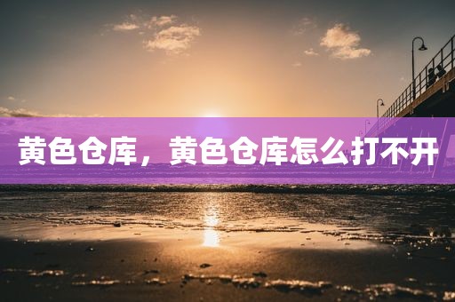 黄色仓库，黄色仓库怎么打不开