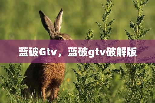 蓝破Gtv，蓝破gtv破解版