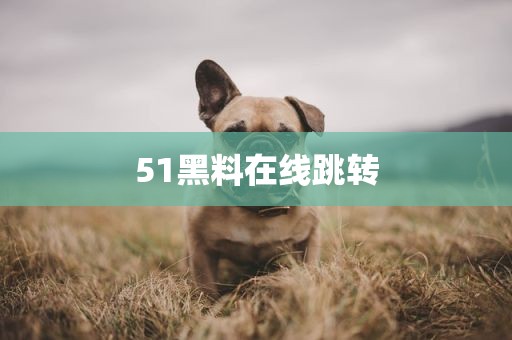 51黑料在线跳转
