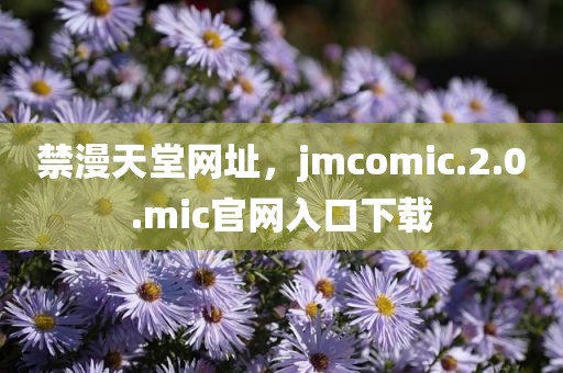 禁漫天堂网址，jmcomic.2.0.mic官网入口下载