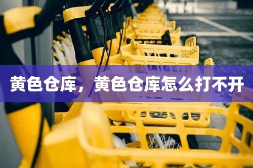 黄色仓库，黄色仓库怎么打不开