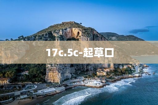 17c.5c-起草口