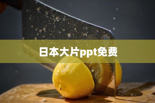 日本大片ppt免费