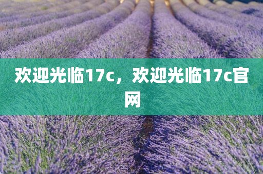 欢迎光临17c，欢迎光临17c官网
