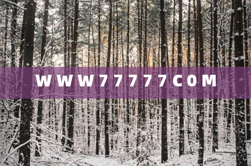 W W W 7 7 7 7 7 C 0 M