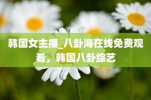 韩国女主播_八卦海在线免费观看，韩国八卦综艺