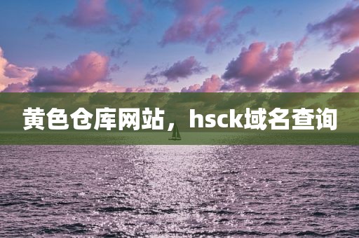 黄色仓库网站，hsck域名查询