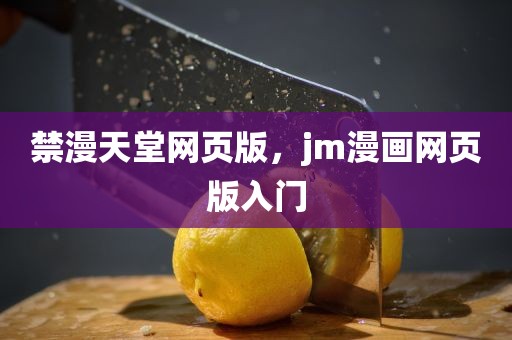 禁漫天堂网页版，jm漫画网页版入门