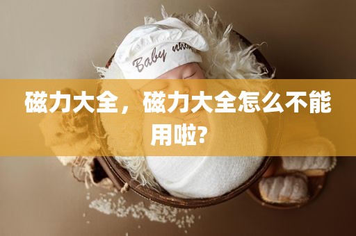 磁力大全，磁力大全怎么不能用啦?
