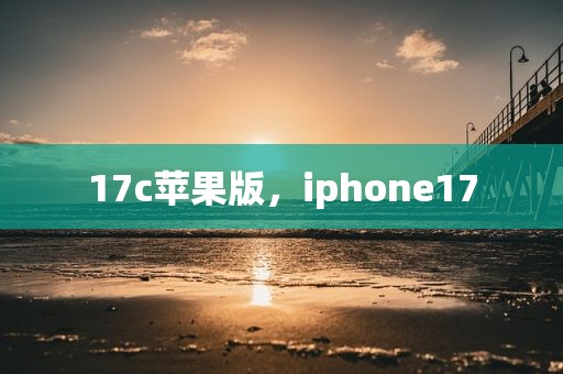 17c苹果版，iphone17