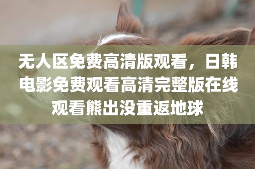 无人区免费高清版观看，日韩电影免费观看高清完整版在线观看熊出没重返地球