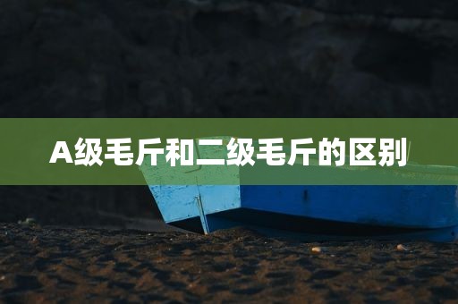 A级毛斤和二级毛斤的区别