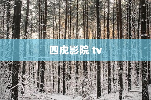 四虎影院 tv