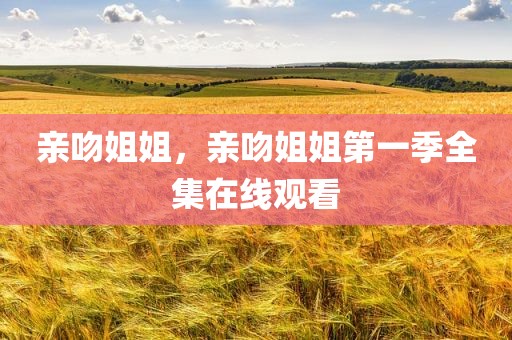 亲吻姐姐，亲吻姐姐第一季全集在线观看