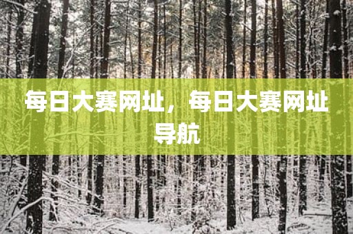 每日大赛网址，每日大赛网址导航