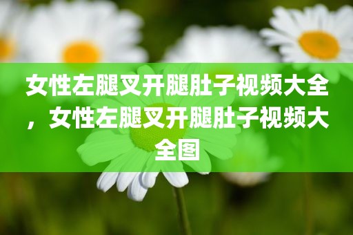 女性左腿叉开腿肚子视频大全，女性左腿叉开腿肚子视频大全图