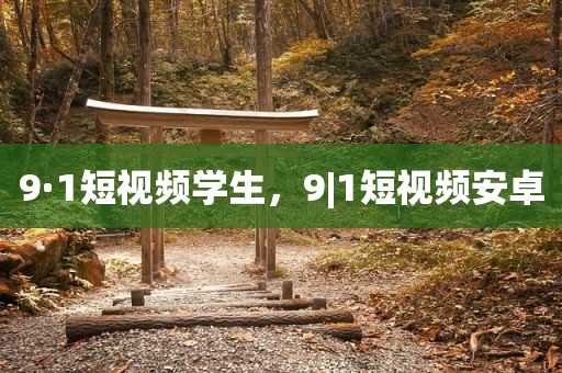 9·1短视频学生，9|1短视频安卓