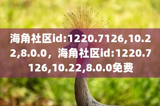 海角社区id:1220.7126,10.22,8.0.0，海角社区id:1220.7126,10.22,8.0.0免费