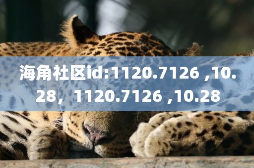 海角社区id:1120.7126 ,10.28，1120.7126 ,10.28