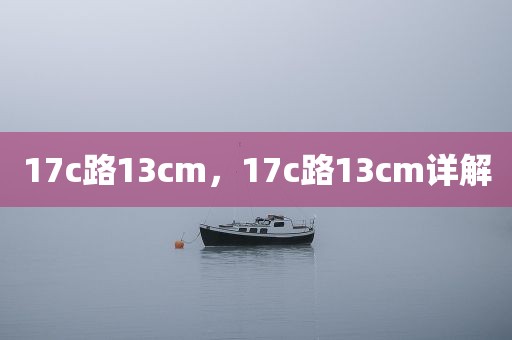 17c路13cm，17c路13cm详解