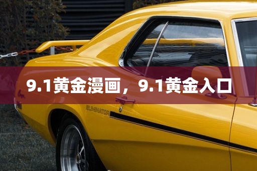 9.1黄金漫画，9.1黄金入口