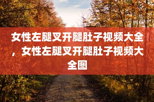 女性左腿叉开腿肚子视频大全，女性左腿叉开腿肚子视频大全图