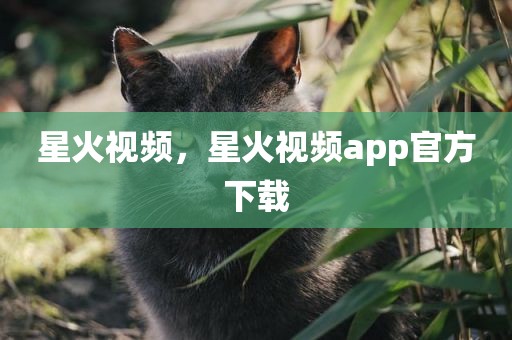 星火视频，星火视频app官方下载