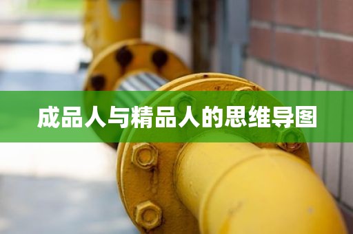 成品人与精品人的思维导图