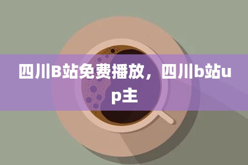 四川B站免费播放，四川b站up主