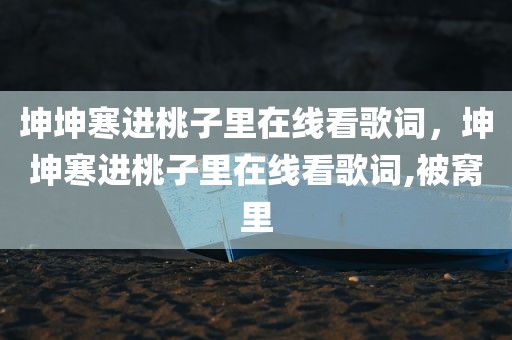 坤坤寒进桃子里在线看歌词，坤坤寒进桃子里在线看歌词,被窝里