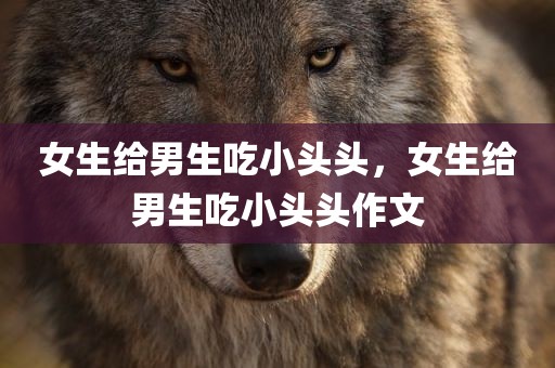 女生给男生吃小头头，女生给男生吃小头头作文