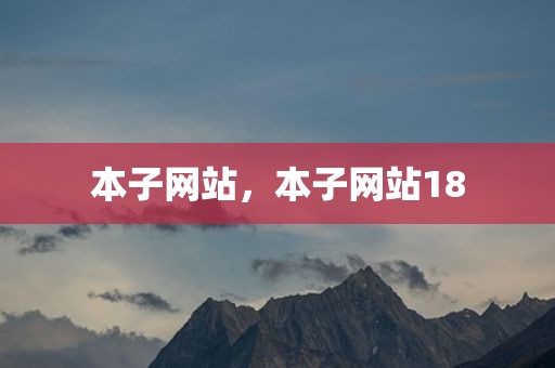 本子网站，本子网站18