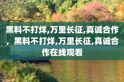 黑料不打烊,万里长征,真诚合作，黑料不打烊,万里长征,真诚合作在线观看