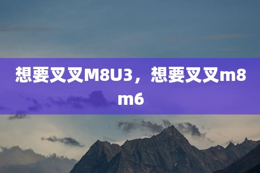 想要叉叉M8U3，想要叉叉m8m6