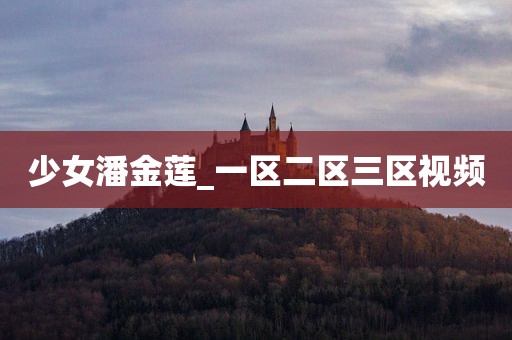 少女潘金莲_一区二区三区视频