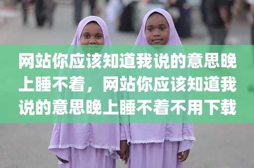 网站你应该知道我说的意思晚上睡不着，网站你应该知道我说的意思晚上睡不着不用下载