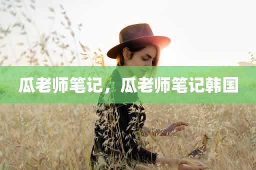 瓜老师笔记，瓜老师笔记韩国