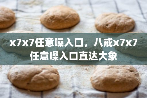 x7x7任意噪入口，八戒x7x7任意噪入口直达大象