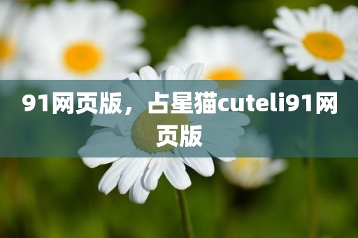 91网页版，占星猫cuteli91网页版