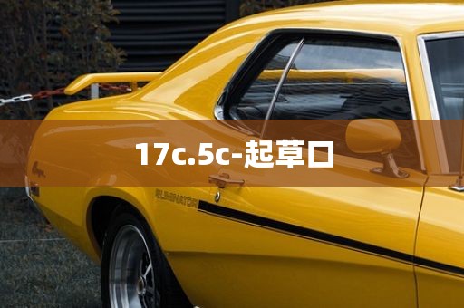 17c.5c-起草口