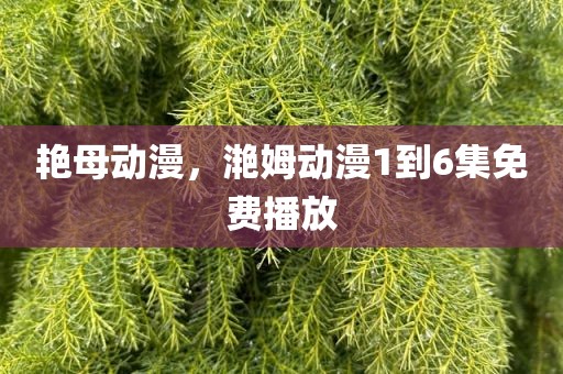 艳母动漫，滟姆动漫1到6集免费播放