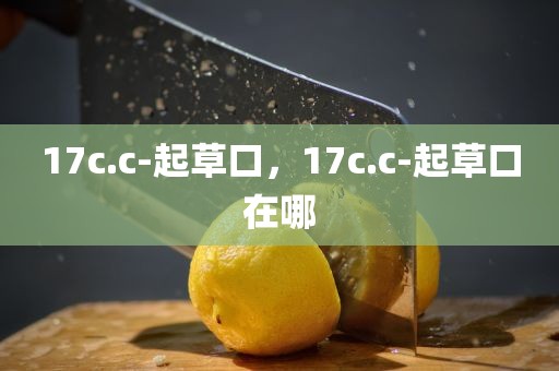 17c.c-起草口，17c.c-起草口在哪