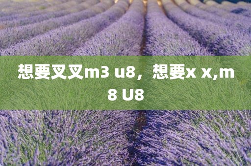 想要叉叉m3 u8，想要x x,m8 U8
