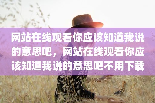 网站在线观看你应该知道我说的意思吧，网站在线观看你应该知道我说的意思吧不用下载