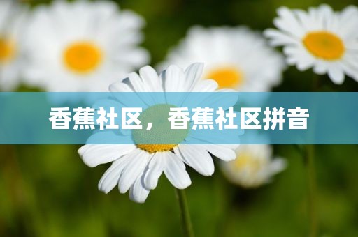 香蕉社区，香蕉社区拼音