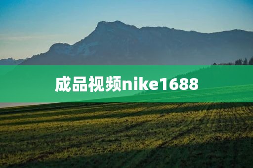 成品视频nike1688