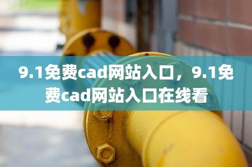 9.1免费cad网站入口，9.1免费cad网站入口在线看